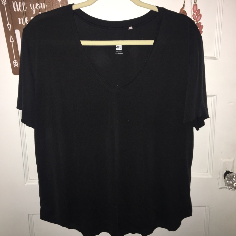 Black and Purple V-Necks